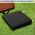 800D Toys(Black,72" 72" 8") Sandbox Cover, Oxford Cloth Waterproof Outdoor Square Sand Box Cover for Kids, Protect