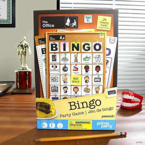 The Office Bingo Board Game for 24 Players | Great for an Office Party and Birthday Celebrations