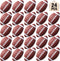 Libima 24 Pcs Mini Inflatable Footballs - 7 Inch Rubber Sports Balls for Boys Girls Outdoor & Indoor Games