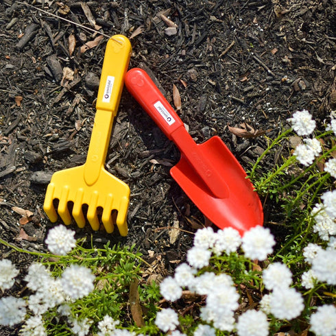2 Set Spielstabil Piece Garden - Includes Hand Rake & Shovel (Made in Germany)