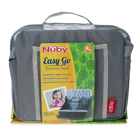 35 9+ Nuby Easy Go Booster Seat - Travel Booster Seat for Babies and Toddlers - Holds Up to Pounds - Months - Gray