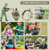 Walkie Talkie for Kids - Rechargeable Spy Walkie Talkies Watch, Two-Way Radio with Flashlight for Outdoor Games (2 Pack)