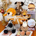 5 Pieces Safari Stuffed Animals Toy Set, 11.8 Inch Wild Animals for Boys, Girls, Adults
