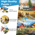 WSCXSC 2 Pack 300 300 Countryside Pieces Puzzle for Adults,Autumn Puzzle Farm Jigsaw Puzzles Pieces for Adults Kids