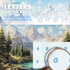1000 1000 1:1 Puzzles for Adults Pieces, National Park Nature Snow Mountain Lake Forest, Piece Puzzle for Adults