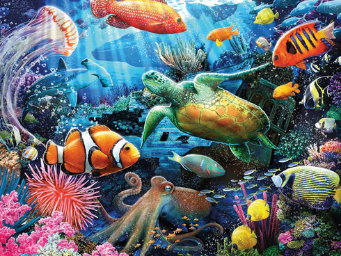 Ceaco - Under The Ocean - 500 Piece Foil Jigsaw Puzzle