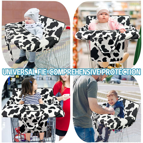 gxfcymxbd Baby,2-in-1 Shopping Cart Cover for High Chair Cover Soft,Portable, and Machine Washable,Comfortable Cotton
