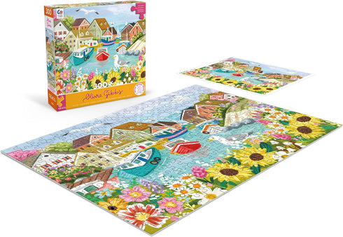 Ceaco - Olivia Gibbs - Sea Town Harbor - 300 Piece Jigsaw Puzzle for Adults and Kids
