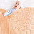 Cozy 30"x40" Yurhap Fleece Baby Blanket Heart Checkered, Ultra Soft Baby Blankets for Girls Boys, Fluffy Infant Toddler