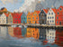 Fjord Facades: Norway's Water's Edge by Cross & Glory, 1000 Piece Jigsaw Puzzle for Adults, Norwegian Village Scene