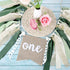 1st 80 inch Buryeah One Highchair Banner Birthday Highchair Banner for Girls Boys Birthday Party Supplies Cake Photo