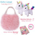 Perfectto Design Unicorn Toy for Girls Age 3-10; 4 PCS Set with Stuffed Animals and Doll Blanket