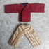1/12 Samurai Uniform Kimono Clothes for 6" SHF MEZCO 3ATOYS Vtoys Action Figure Doll Clothes (Red)