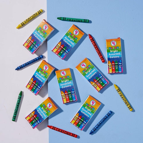 Pack 72 18 4-8, THE TWIDDLERS - Bundle of Mini Coloring Books with Boxes of Crayon | Crayons Party Favors for Kids Ages