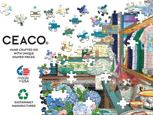 Ceaco - Tracy Flickinger - Sea & Sand Gift Shoppe - 300 Piece Jigsaw Puzzle