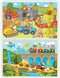 Klean Kids Disposable Placemats for Baby, 40 Pack Sticky Toddler Placemat for Restaurants, Fun Design for Dining