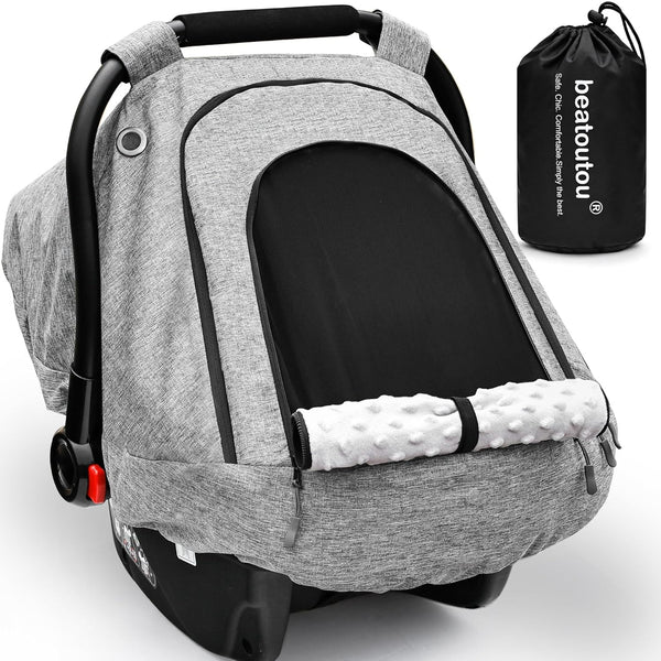 beatoutou Baby Car Seat Cover,Patented Waterproof Baby Carseat Cover for Boys &