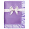 Pro Goleem Soft Plush Fleece Baby Blanket with 2 Inch Satin Trim, Purple 30''x40'' for Boys and Girls