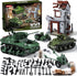 MISTBUY WW2 Army Tank Toys Building Sets Compatible with Lego (1452 Pieces), Includes