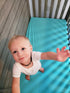 SHEETWORLD.COM 23 29 inches, 100% SheetWorld Baby Fitted Oval Crib Sheet Fits Stokke Mini x Cotton Jersey