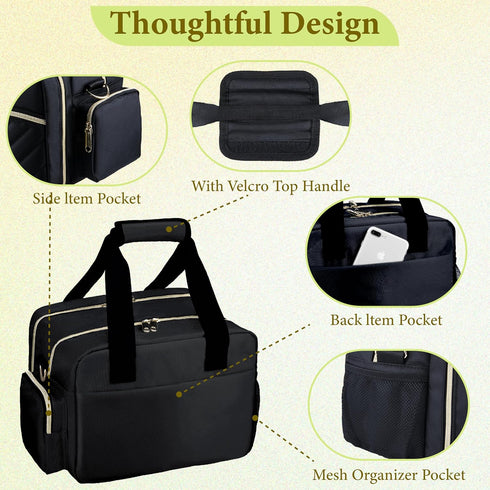 Pack, Momcozy/Elvie/Willow, 6 9 Breastmilk Cooler Bag with Ice Wearable Breast Pump Storage Bag, Insulated Bottle