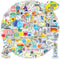 200PCS Science Stickers for Chemistry, Biology, Physics, Great for Students, Teachers, and Laboratory Decor