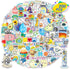 200PCS Science Stickers for Chemistry, Biology, Physics, Great for Students, Teachers, and Laboratory Decor