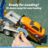 3 4 5 6 7 2 JOVA Vroomix Kids Tow Truck Toys for Years Old Boys, Toddler Car Toys, Large Truck with Transformation Cars
