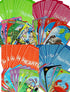 JA-RU Classic Card Games for Kids (4 Pack) Go Fish, Old Maid, Hearts & Crazy 8s, Bright Design