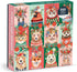 Galison Furry and Bright – 500 Piece Jigsaw Puzzle of Adorable Portraits of Furry Friends for The Holidays