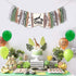 Decor,1st Jungle Safari High Chair Banner for Baby - Wild One for Baby Safari Party Birthday Party Banner