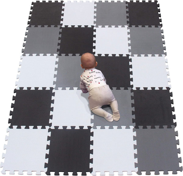 YIMINYUER 20 Tiles (30cm30cm1cm Each Tile) Baby Soft Puzzle Play Mats, Kids