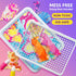 Klever Kits Marbling Paint for Kids, Metallic Gold Water Marble Art for Girls & Boys 6-12 Years Old Craft Kits