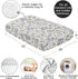 Sweet Jojo Designs Fitted Baby Crib Sheets (Vintage Boho Floral) for Girls, Infant Nursery, Toddler Room - Standard