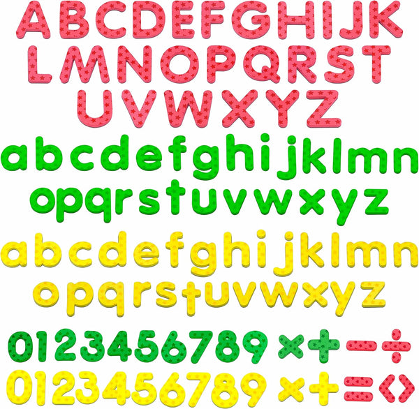 123 Magnetic Foam Letters and Numbers, Alphabet Magnet Educational Toy for Preschoolers