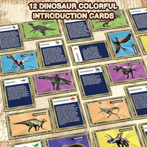 KIDS KING 3-12 (12 Dinosaur Eggs Excavation Kit for Dino Party Favors, Archaeology Digging Activities, Easter Basket