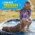 SplashEZ Non Slip Splash Pad for Kids and Dogs, 69’’ Extra Large Sprinkler for Summer Water Fun