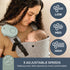 Dreambaby Breezz-to-Go USB Rechargeable Bladless Baby Fan with Swivel Strap Portable Cooling for Strollers, Car Seats