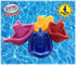 (11") Set 4 Pack Matty's Toy Stop Plastic Nesting/Stacking Tug Boats Red, Blue, Pink & Yellow Gift Bundle, Perfect