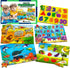 WOOODLIFY 5 Pack Wooden Puzzles for Toddlers 1-3 - Colorful Chunky Wooden Peg