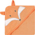 Hudson Baby Unisex Cotton Rich Hooded Towel in Fox Design, One Size