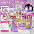 OCTERIC ,13 2 3 4 5 6 7 8 9 10 Doll House for Girls Rooms Doll House with Dolls, Lights, Puppies ,Furnitures