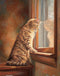 Pintoo Jigsaw Puzzles - 500 Piece for Adults - Lucie Bilodeau - Peering Out The Window, Easy Storage