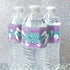 Mermaid Birthday Water Bottle Labels - 24 Stickers for Under The Sea Party Decorations, Mermaid Supplies