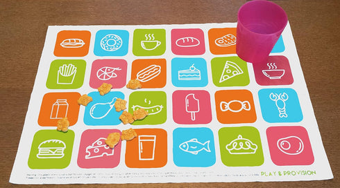 Play&Provision (40 Count) Disposable Placemats for Babies and Toddlers