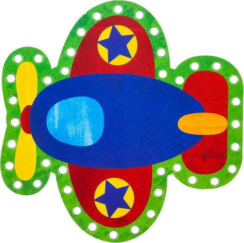 Stephen Joseph Lacing Cards, Transportation Theme for Kids