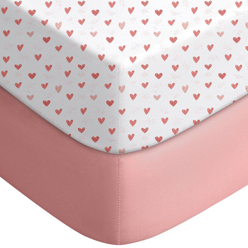 Yoofoss Baby Crib Sheets for Boys Girls, Fitted Crib Sheet 2 Pack