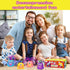 4PCS Fun Hair Pulling Fidget Screaming Monster Toys, Anti-Anxiety Novelty Toys for Kids 3-7+ Boys Girls