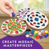 8-12, National Geographic Mega Arts and Crafts Kit for Kids Mosaic Kit, Marbling Paint Kit & Air Dry Clay Pottery Kit