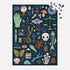 Galison Occult and Curious – 1000 Piece Glow in The Dark Jigsaw Puzzle of Creepy and Spooky Objects